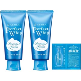 SENKA Perfect Whip Facial (a) Cleansing Foam, 4.2 oz (120 g) x 2 Packs + Bonus