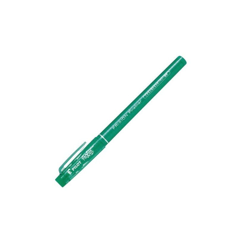Pilot SFFL120F10G Erasable Color Pens, FriXion Fineliner, Green, 10 Count