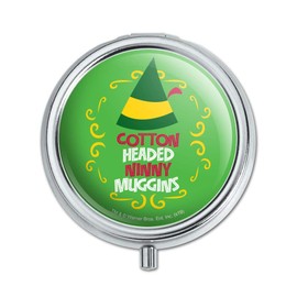 Elf Cotton Headed Ninny Muggins Pill Case Trinket Gift Box