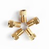 4 Pcs Bike Bicycle Pump Adapter Valve Copper Adapter Presta
