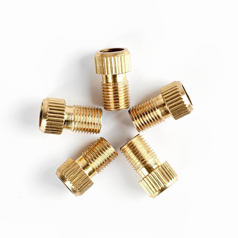 4 Pcs Bike Bicycle Pump Adapter Valve Copper Adapter Presta