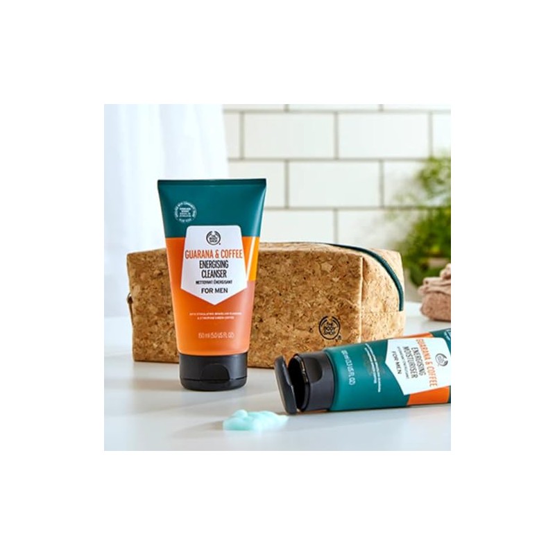 The Body Shop Men's Guarana and Coffee Energizing Cleanser, 100%