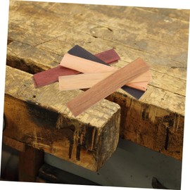 LALAFINA 6 pcs Textured Wooden Panels for DIY Projects Durable Wood Planks for Garden Bench Replacement Natural Wood Material for Crafts and Engraving