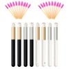 Pack of 28 Eyelash Shampoo Brushes, Eyelash Extension Cleaning Brushes,