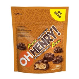 OH HENRY! Bite Sized Pieces with REESE Peanut Butter 180g/6.3oz {Imported from Canada}