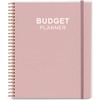 Budget Planner & Monthly Bill Organizer with Pockets. Expense Tracker Notebook, Budgeting Journal and Financial Planner Budget Book to Control Your Money, PP Cover, 8" x 9.5" – Rose