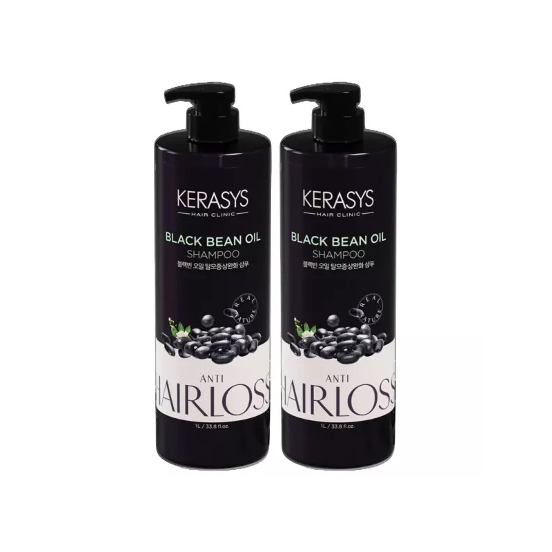 Kerastase 케라시스 블랙빈오일 탈모샴푸 1L x 2개 Kerashis Black Bean