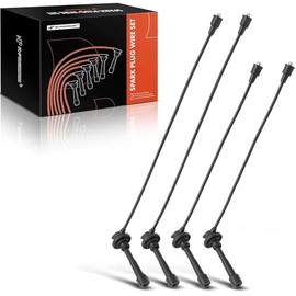 A-Premium - Juego de 4 cables de bujía de encendido compatibles con Toyota 1988-1989 Corolla, 1990-1993 Celica & Geo Prizm 1989-1992, 1.6L