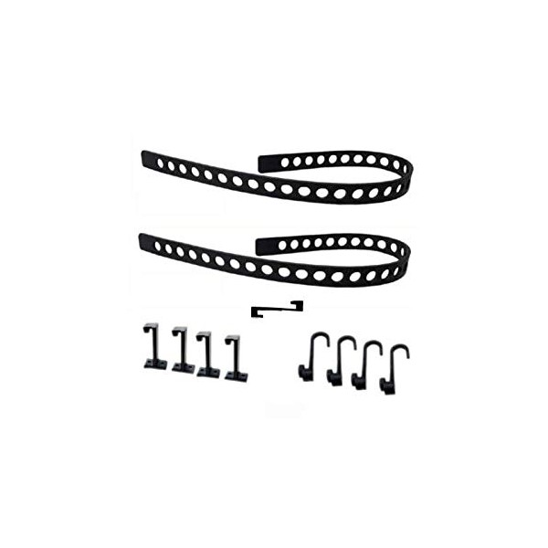 QUICK FIST Rubber Tie Down Belts - Kit