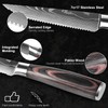 XT XITUO Serrated Steak Knife Set - 6pcs Premium 4.5