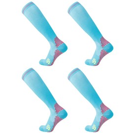 Odtmger Compression Socks (2 Pair) for Men and Women 20-44 mmHg Compression Stockings Circulation for Cycling Running Support Socks