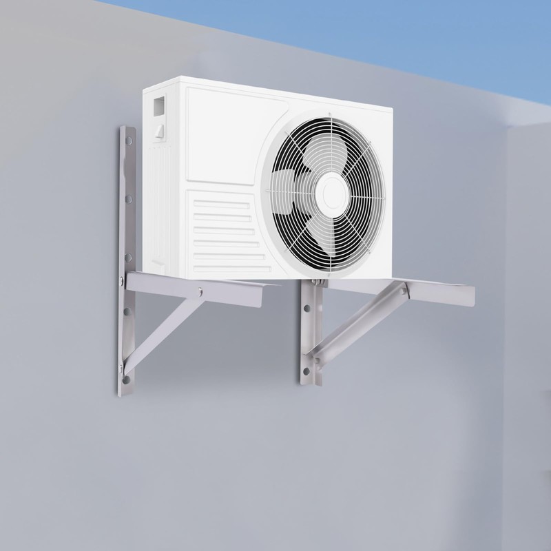 MUSESPANI 2×Heavy Duty SS201 1.5P Wall Air Conditioning Bracket Thickened