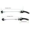 Multi colour bicycle quick release skewer set, front and rear,