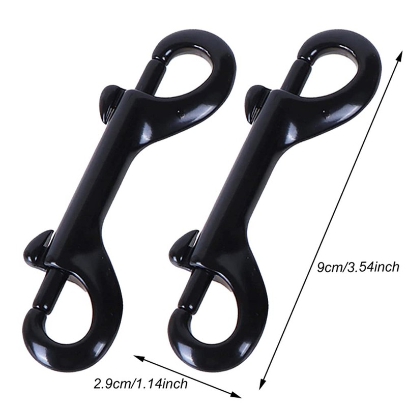 Weenkeey 2 Pcs Double Ended Bolt Snap Hooks Zinc Alloy