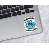 314PI Live Laugh Toaster Bath Sticker, Snarky Skeleton Stickers, Water