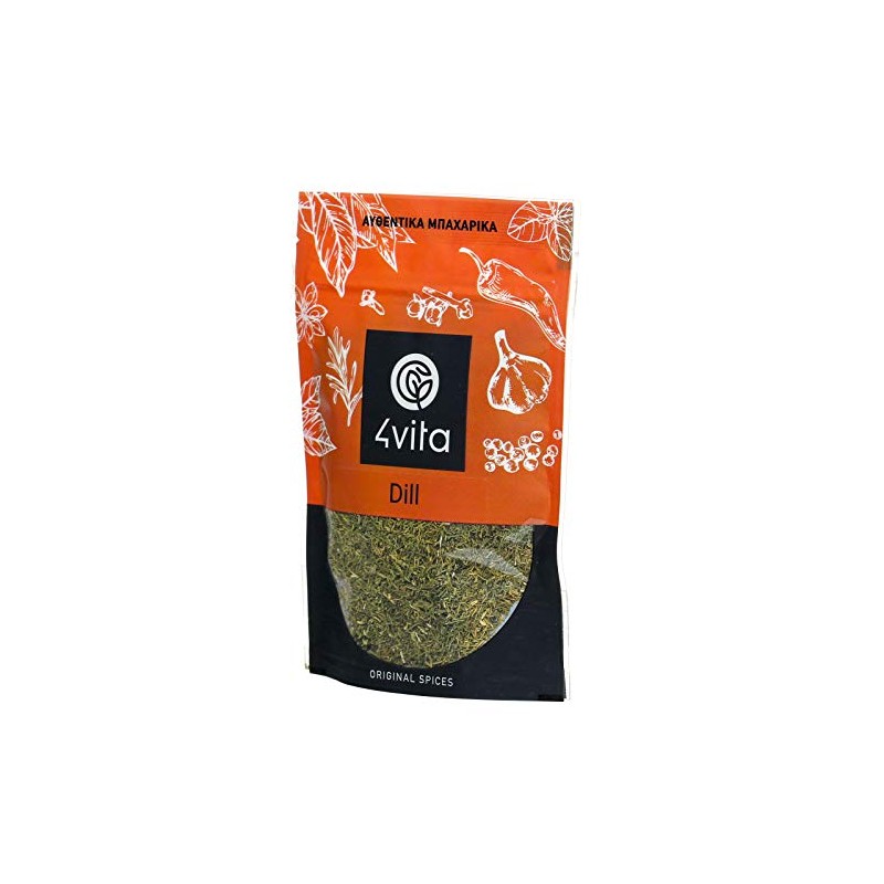 4Vita Greek Dried Dill Leaves For Cooking 20g