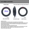 EF M-52 mm Retro Adapter/Macro Reverse Ring EF-M Mirroless M1