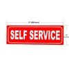 eSplanade Self Service Sign Sticker Decal - Easy to Mount