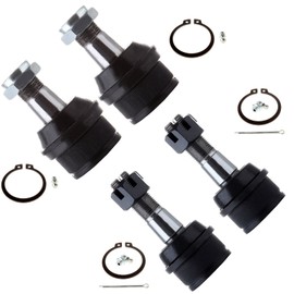 SCITOO 4pcs 4WD Front Suspension Kit Lower Upper Ball Joints Fit 1993-1996 For F-150 1993-1997 For F-250 1999-2010 For F-250 Super Duty 2005 Excursion