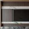 Yutianli PVC Slat Wall Panel Peel and Stick 118"x 15.7"