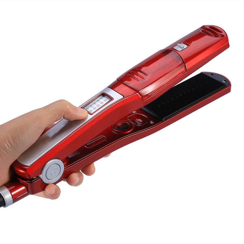 Kemei LED Temperature Display Hair Straightener Hair Straightening Flat Iron