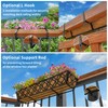 Y&M 4pcs 30" Horse Trough Window Boxes with Coconut Coir