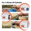 Odoland 9000W Portable Camping Stove Lightweight Camp Stove Collapsible Backpacking