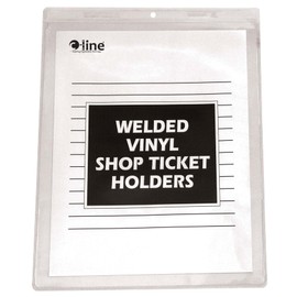 C-Line Vinyl Shop Ticket Holders, Both Sides Clear, 9 x 12 Inches, 50 per Box (80912)
