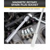 iolory Automotive Spark Plug Socket,Thin Wall Magnetic 3/8 Inch Drive
