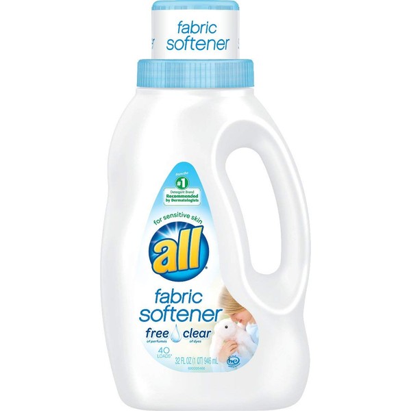 ALL Free Clear Fabric Softener, 32 Ounce