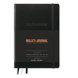 LEUCHTTURM1917 363572 Bullet Journal - Edition 2 Notebook Medium (A5), Hardcover, 120 g/m² Paper, Dotted, Black