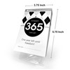 Retirement Count Down Calendar - 5.75"x3.75" - Black and White