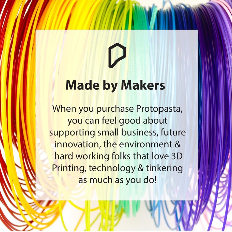 Protopasta Bronze Filled PLA 3D Printer Filament | ProtoPlant Metal-Filled