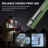 WeteamnoI Rechargeable EDC Flashlight with Green Beam, Bright White Led