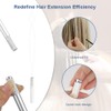 Lanshii Hair Extensions Remover Pliers Set for Micro Beads Anti-slip
