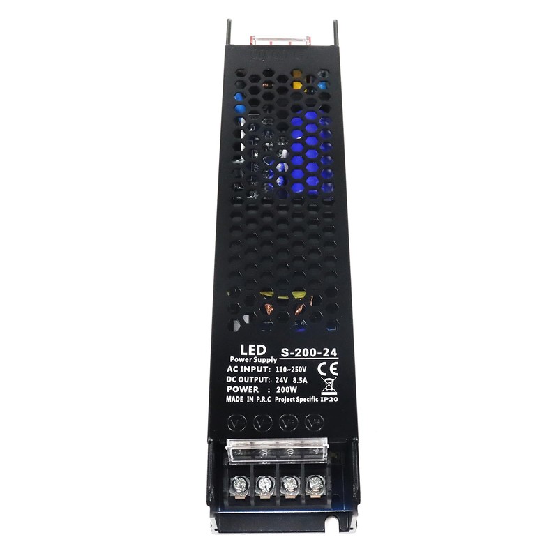 24V 8.5A 200W Universal Regulated Switching Power Supply, 100-250V AC