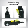 2 Piece Golf Ball Carry Bag, Portable Golf Ball Bag