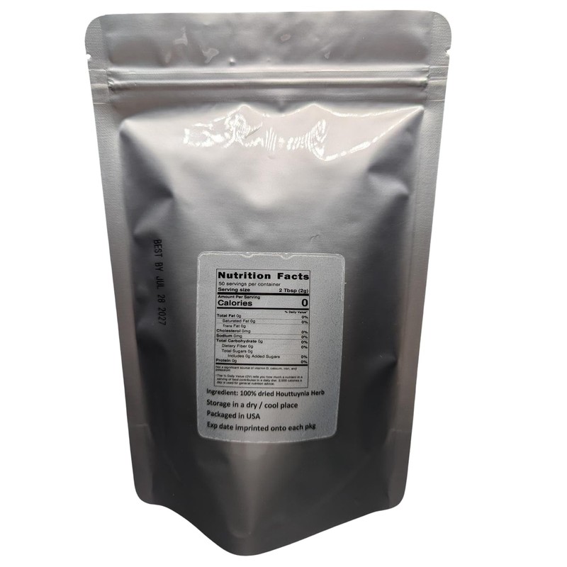 Houttuynia Herb - Dried Houttuynia cordata C/S 100% from Nature
