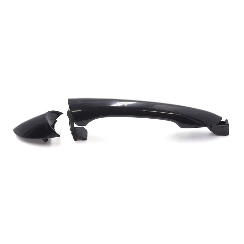 Exterior Outer Black Door Handle Rear Driver/Passenger Side for Hyundai