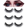 Moyishi 3D Handmade Soft False Lashes Mink Reusable False Eyelashes