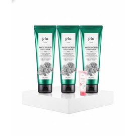 flu PLU Original Body Scrub 250g x 3 (Intensive Repair Foot Cream 50g included) White Musk + White Musk + White Musk / PLU 오리지널 바디스크럽 250g 3개 (인텐시브 리페어 풋크림 50g 증정) 화이트머스크+화이트머스크+화이트머스크