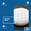 Exfoliating Bath Sponge 4 Pack - Double-Sided Body Shower Scrubber
