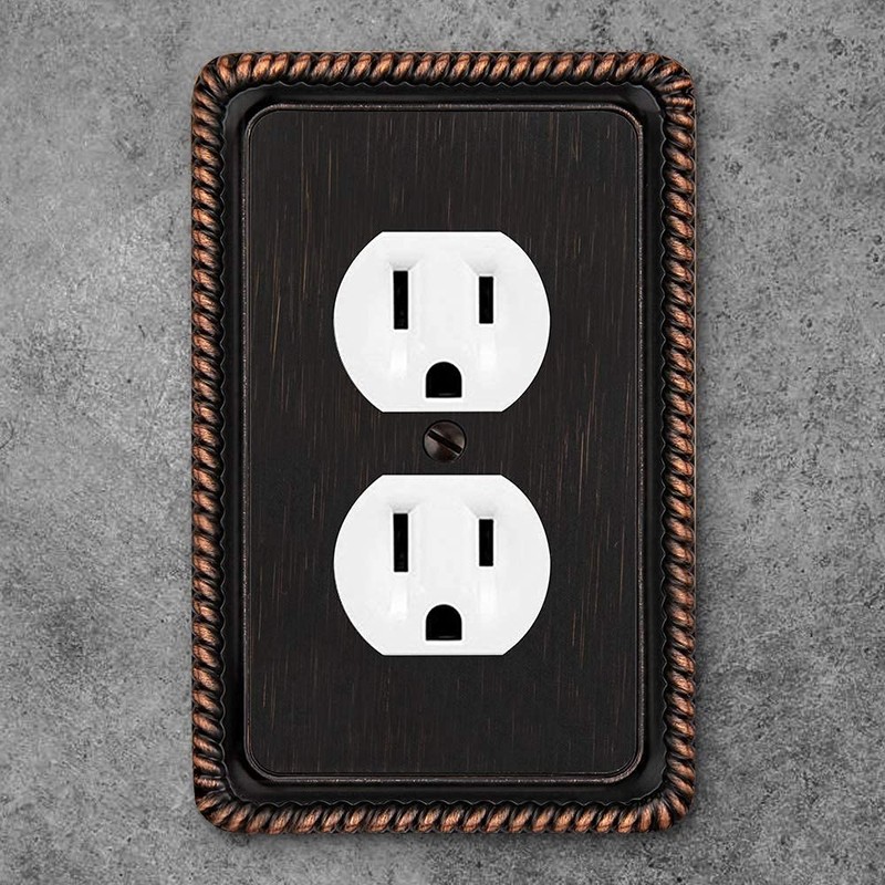 Henne Bery Rope Edge Decorative Wall Plate Switch Plate Outlet