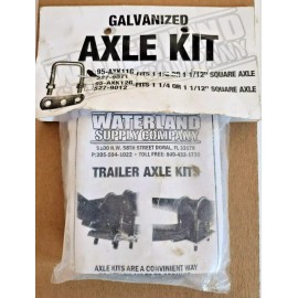 waterland Boat Trailer Square U Bolt Galvanized Axle Kit 1/2" x   2 5/8" x 3 1/2" 11G