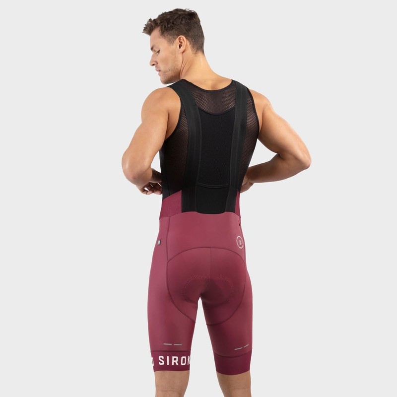SIROKO Short BX Cycling Bib Shorts Men's Multi-Panel Cut High