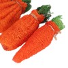 Rabbit Loofah Carrot Toys Natural Funny Teeth Grinding Bite Resistance