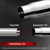 A-KARCK Turn Down Exhaust Tip 4.0" Inlet with a Clamp,