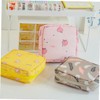 Baluue 3pcs Sanitary Napkin Storage Bag Cute Zipper Pouch for