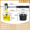 Hammer, 1 Piece Rubber Hammer, Anti-slip, Removable, Interchangeable Hammer, Plastic