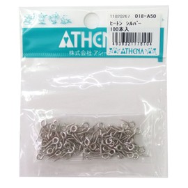 Athena Heaton Silver 11020267 Pack of 100
